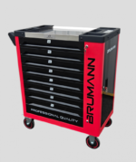 Servante Atelier Brumann 8 tiroirs 6 remplis + placard latéral + 2 clé dynamométrique – Image 2