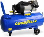 Compresseur d’Air GOODYEAR 100 L – 3 CV, 10 Bar, 412 L/min – Lubrification à l’huile, Transmission directe – Image 2