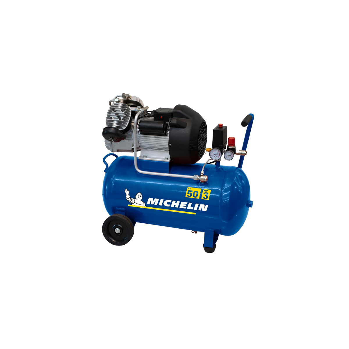 Compresseur d’Air Portatif MICHELIN MB3650 – Cuve 50 L – Moteur 3 CV – 10 Bar – 360 L/min Compresseur d’Air Portatif MICHELIN MB3650 – Cuve 50 L – Moteur 3 CV – 10 Bar – 360 L/min